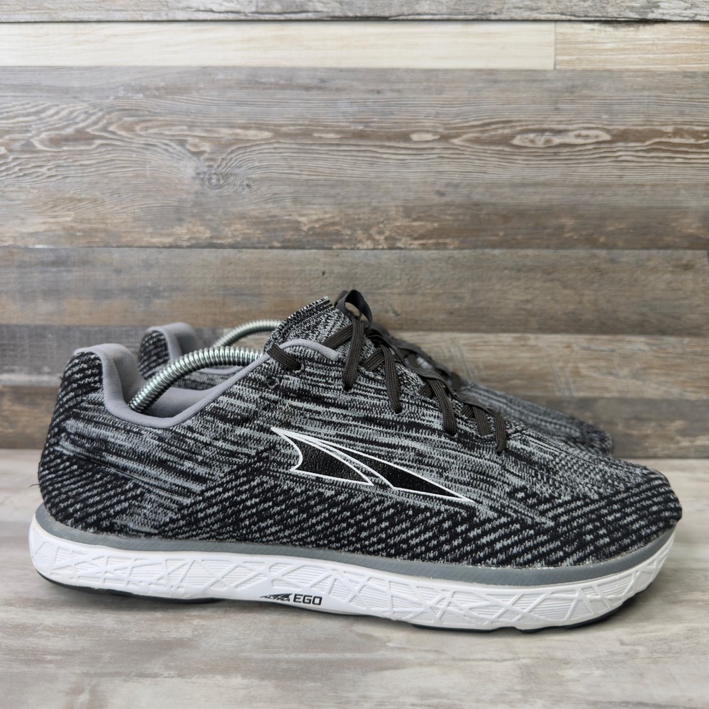 Altra Escalante 2 Mens Size 11 Running Shoes Knit Zero Drop Black Gray